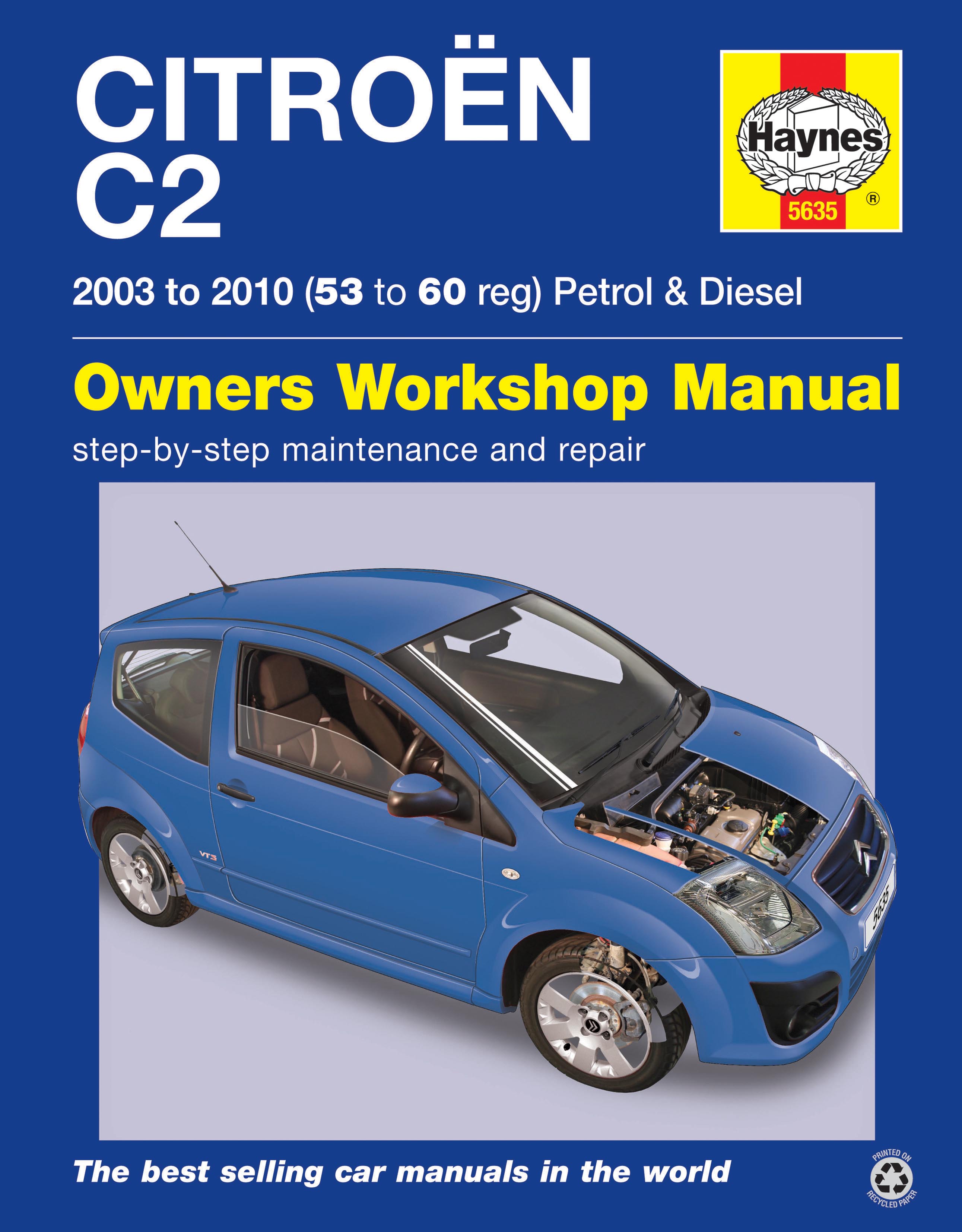 Citroen C2 Haynes Repair Manuals & Guides