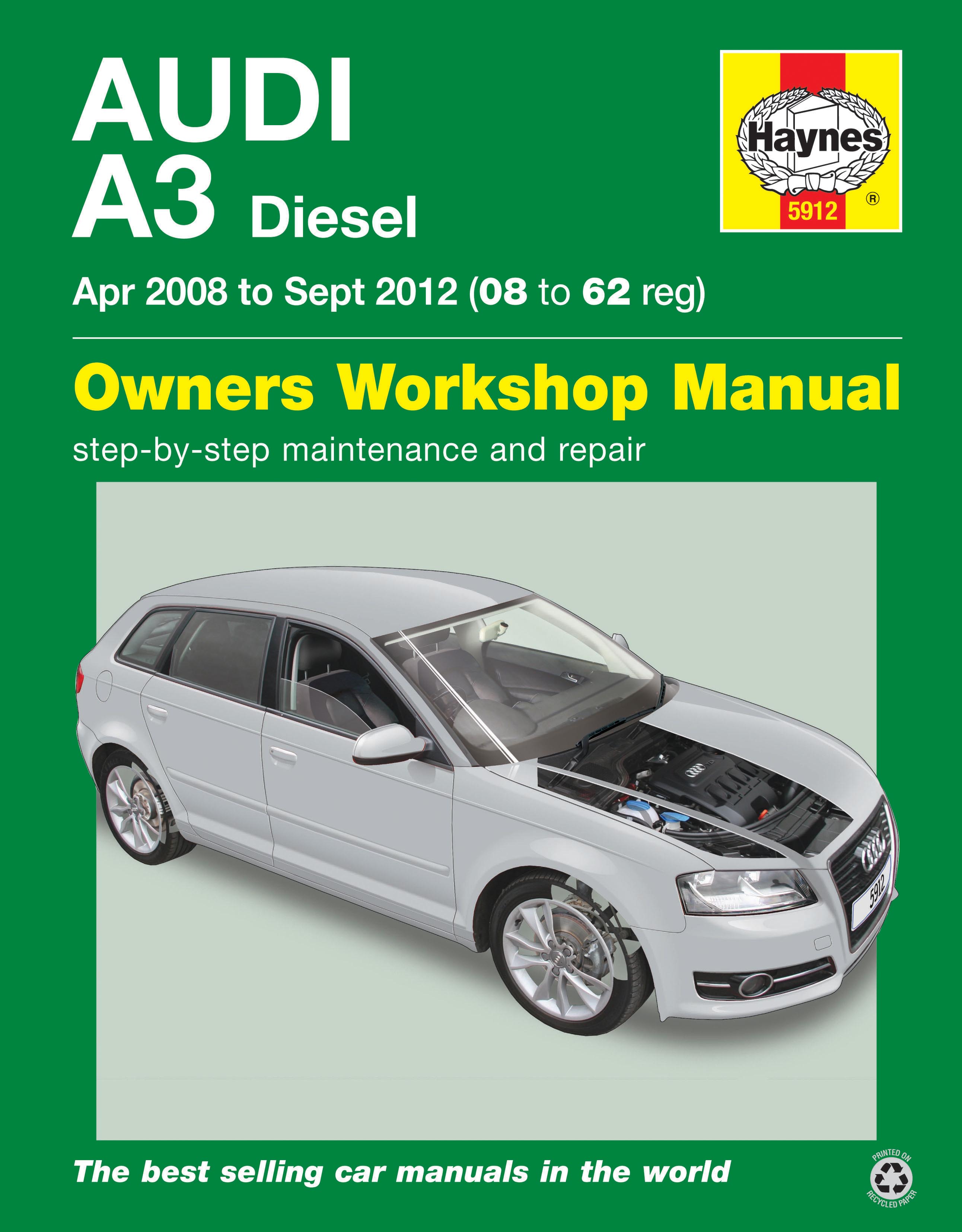 Audi A3 Diesel 2008-2013 Haynes Online Manual