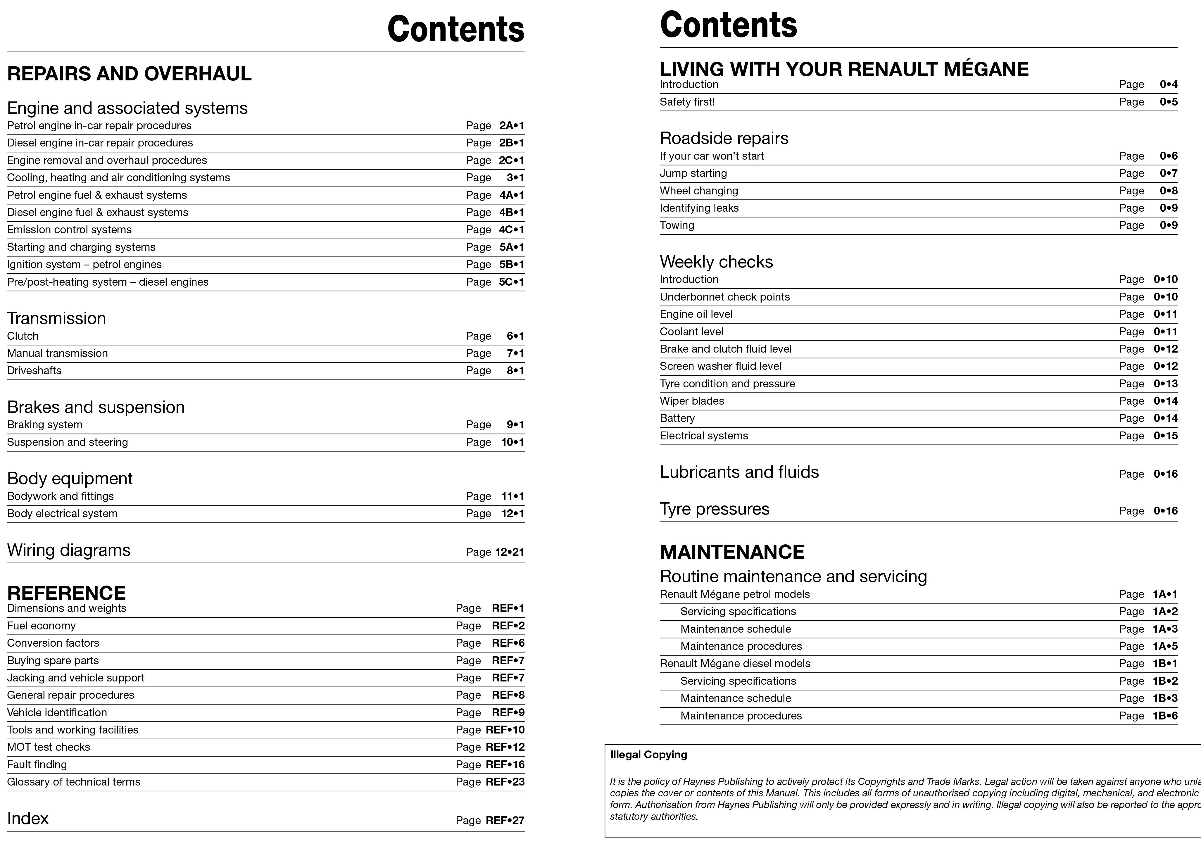 renault megane haynes manual pdf free download