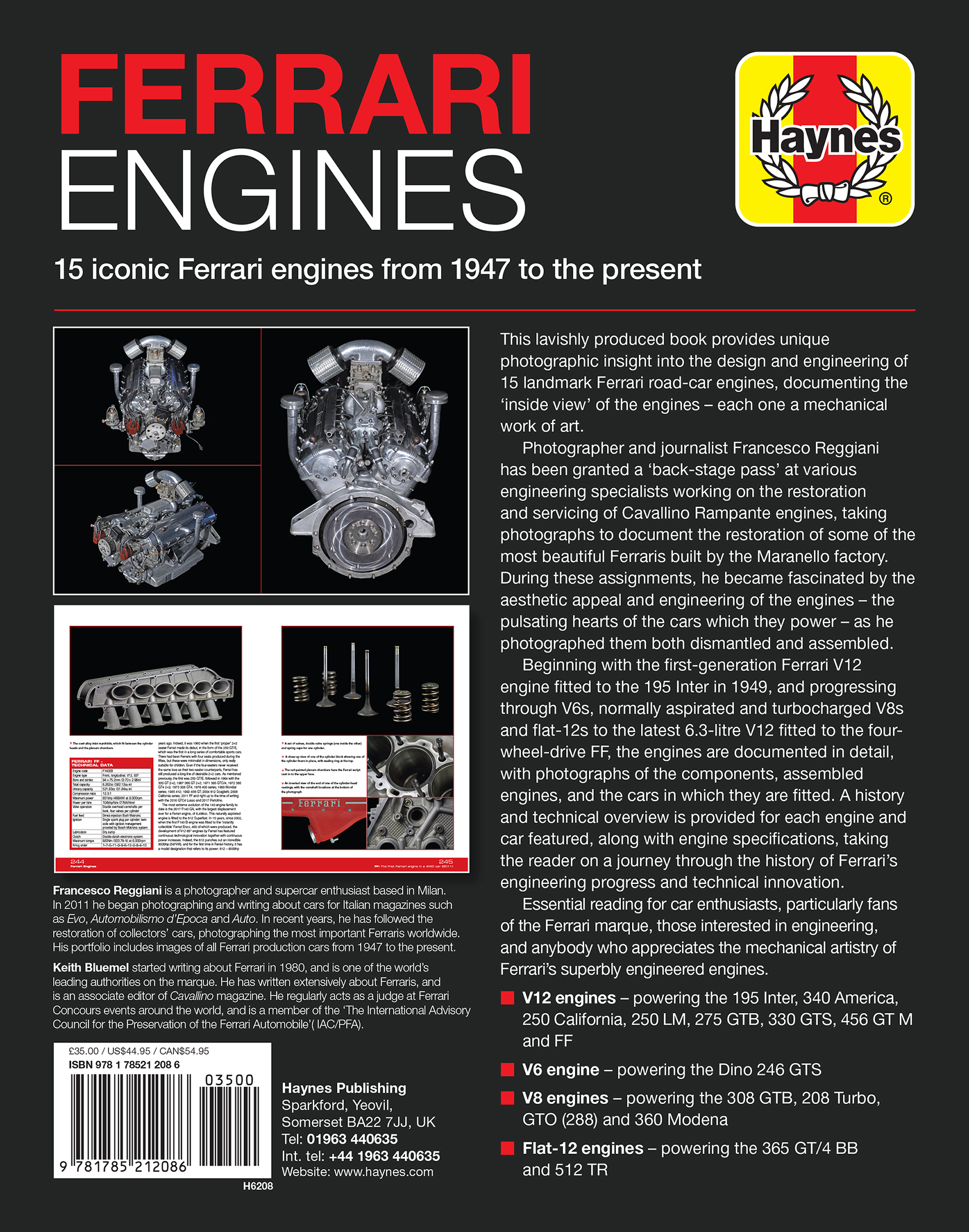 Ferrari Engines Enthusiasts' Manual | Haynes Manuals