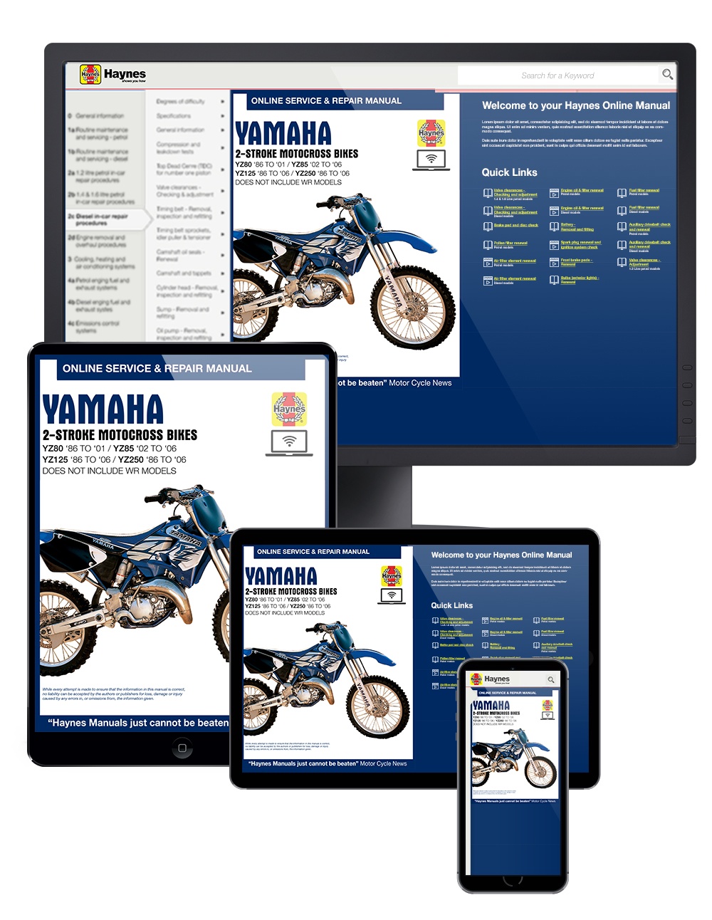 Enlarge Yamaha 2-Stroke YZ80 ...