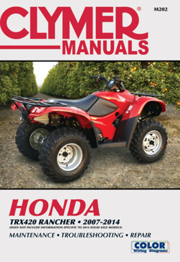 Honda TRX420 Rancher ATV (2007-2014) Service Repair Manual Honda TRX420 Rancher ATV (2007-2014) Service Repair Manual