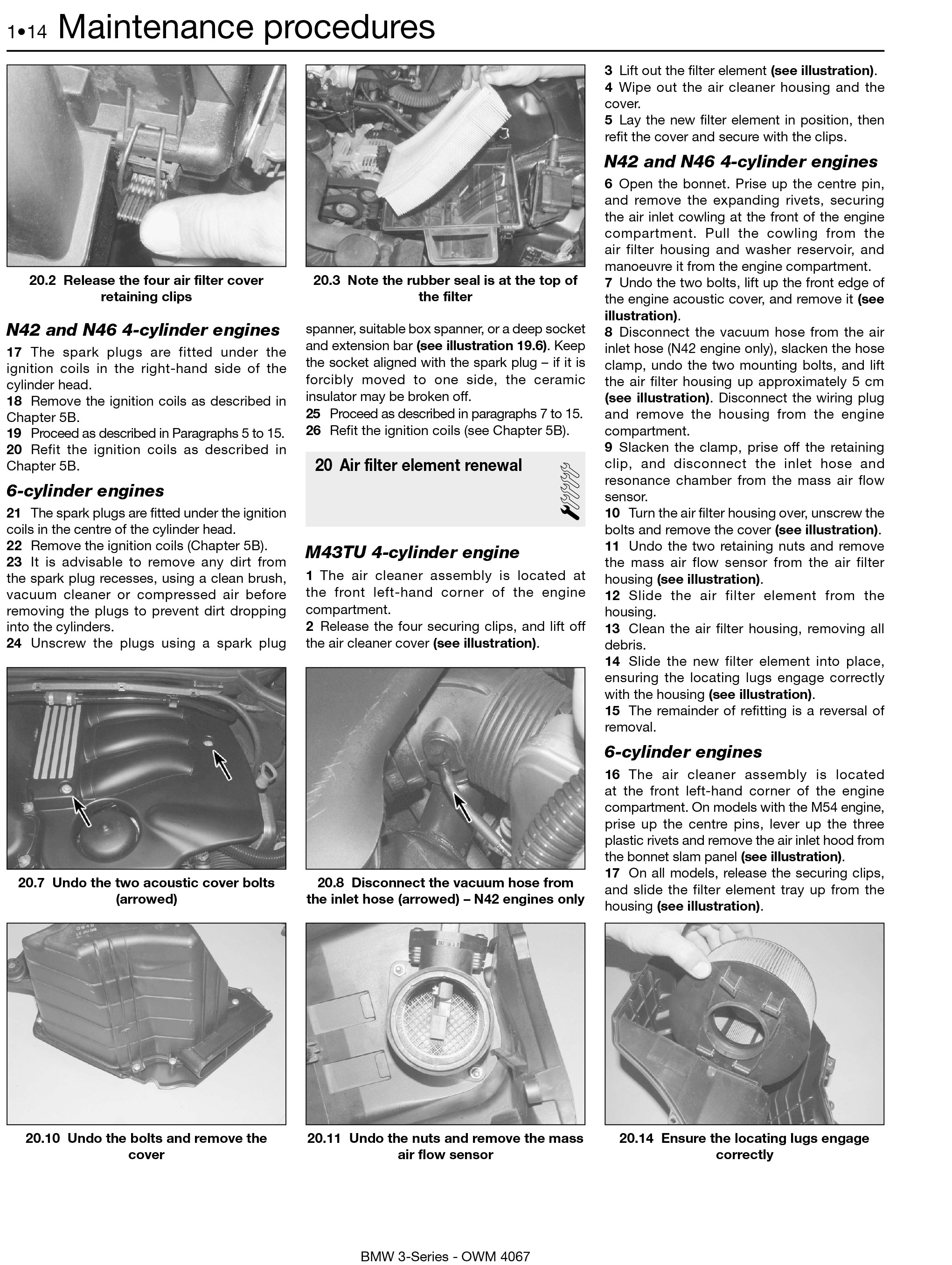 BMW 3-Series Petrol (Sept 98 - 06) Haynes Repair Manual ...