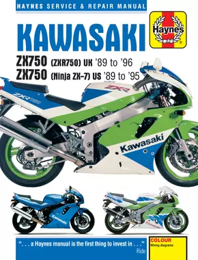 Kawasaki ZX750 (Ninja ZX-7 & ZXR750) Fours (89 - 96) Haynes Repair Manual