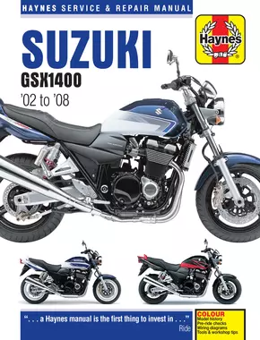 Suzuki GSX1400 (02 - 08) Haynes Repair Manual
