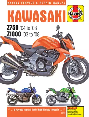 Kawasaki Z750 & Z1000 (03 - 08) Haynes Repair Manual