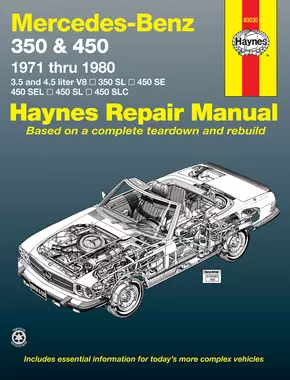 Mercedes-Benz 350 & 450 covering 350 SL Roadster, 450 SL/SLC Coupe ... Mercedes-Benz 350 & 450 covering 350 SL Roadster, 450 SL/SLC Coupe ...