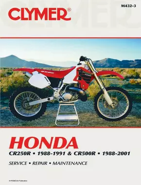Honda CR250R (1988-1991) & CR500R (1988-2001) Motorcycle Service Repair Manual