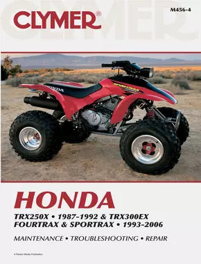 Honda TRX250X (1987-1992) & TRX300EX Fourtrax/Sportrax (1993-2006) Service Repair Manual