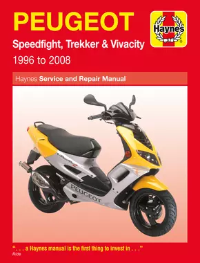 Peugeot Speedfight, Trekker & Vivacity Scooters (96 - 08) Haynes Repair Manual