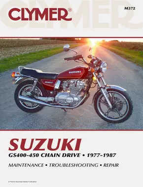 Suzuki GS400-450 Chain Drive Motorcycle (1977-1987) Service Repair Manual
