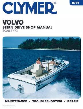 Volvo Penta Stern Drive Diesel & Gasoline (1968-1993) Service Repair Manual