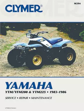 Yamaha YTM200/YTM225 (1983-1985) & YFM200 (1985-1986) ATV Service Repair Manual