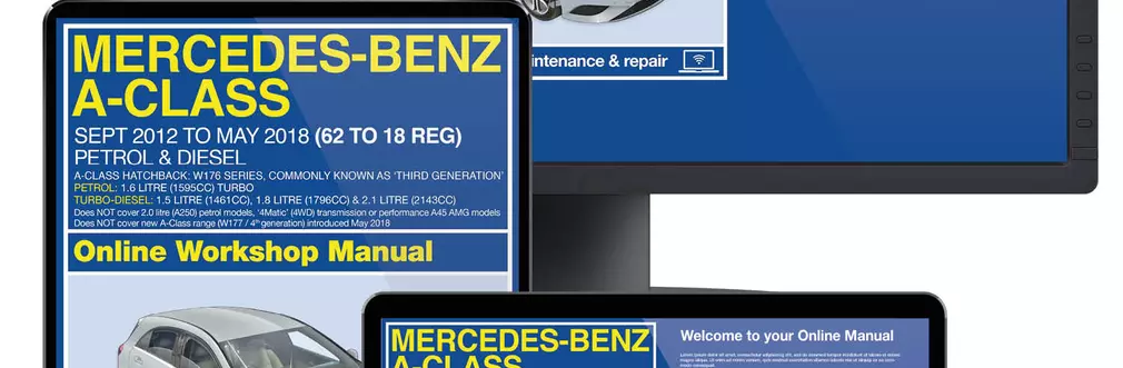 Mercedes A-Class service guide videos