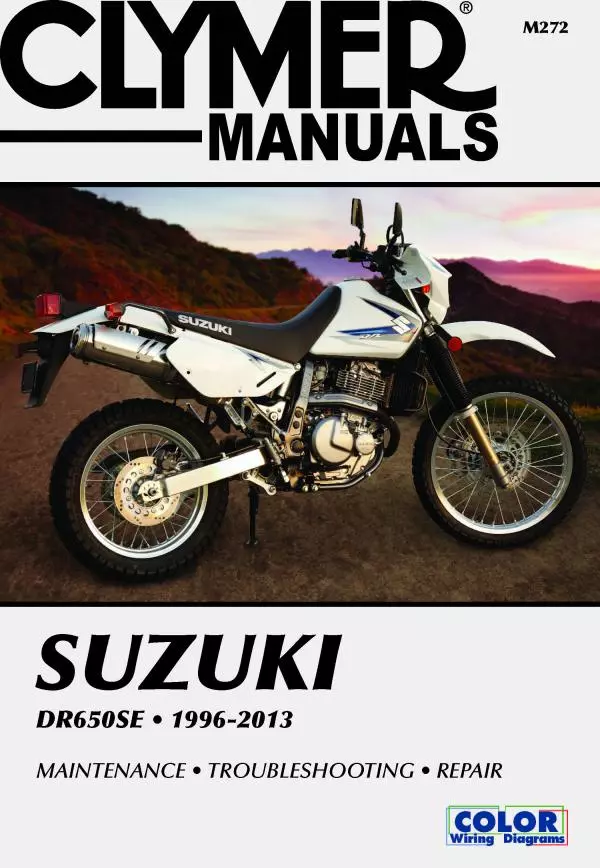 1995 Suzuki Dr650 Service Manual Suzuki Motorcycles