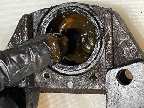 brake fluid gel jelly caliper