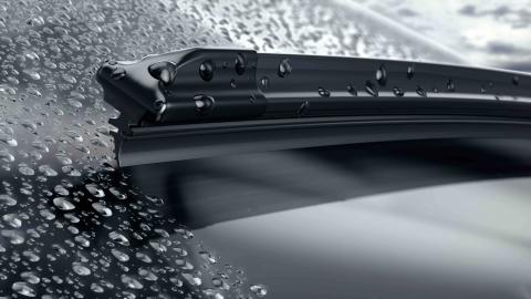 Change your wiper blades when night time driving wiper blades on a windscreen