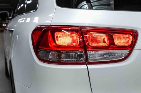 Driving in the dark requires taillight and headlight checks A car's rear light cluster