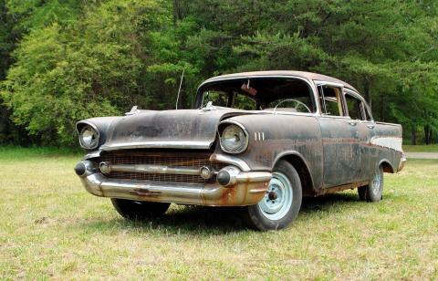 rusty 1957 Chevy Bel Air rusty 1957 Chevy Bel Air