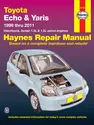 Toyota Echo & Yaris (99-11) Haynes Repair Manual 