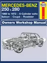 Mercedes-Benz 250 & 280 (68 - 72) Haynes Repair Manual