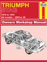Triumph Stag (70 - 78) Haynes Repair Manual