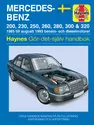 Mercedes-Benz 124-serien (1985 - 1993) Haynes Repair Manual (svenske utgava)
