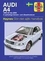 Audi A4 (1995 - Feb 2000) Haynes Repair Manual (svenske utgava)