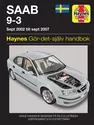 Saab 9-3 (2002 - 2007) Haynes Repair Manual (svenske utgava)