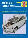 Volvo S40 and V50 (2007 - 2011) Haynes Repair Manual (svenske utgava)