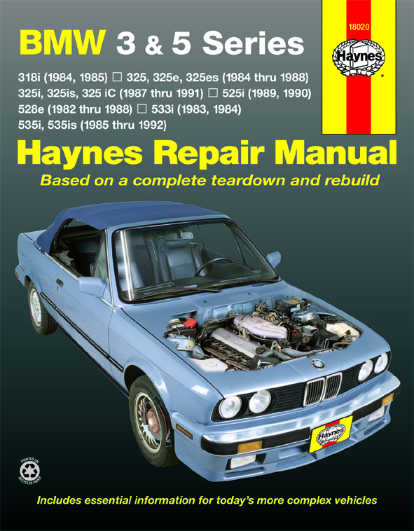 BMW 3 & 5 Series (82-92) Haynes Repair Manual