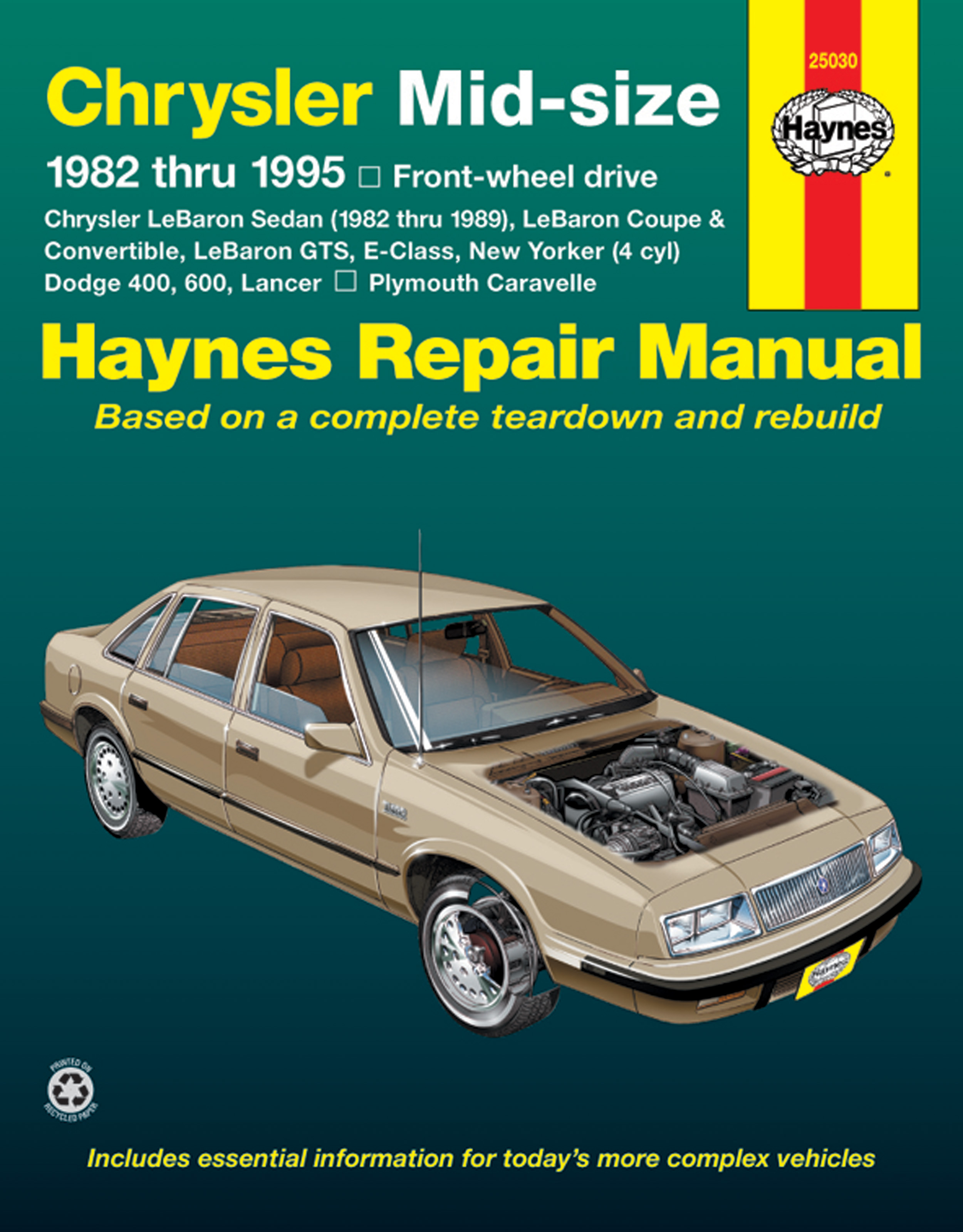 Manual De Despiece Catalogo Chrysler Lebaron 1982-1995 