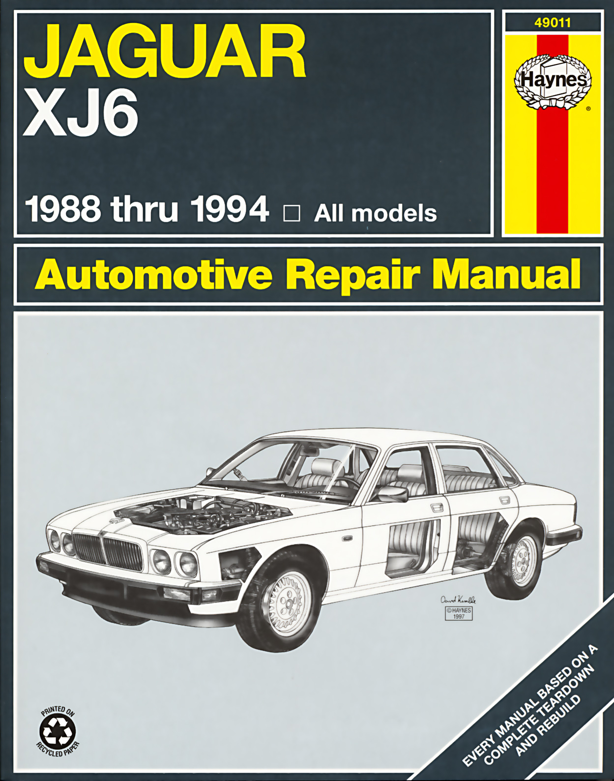 Jaguar XJ6, Vanden Plas &amp; Sovereign (88-94) Haynes Repair ...