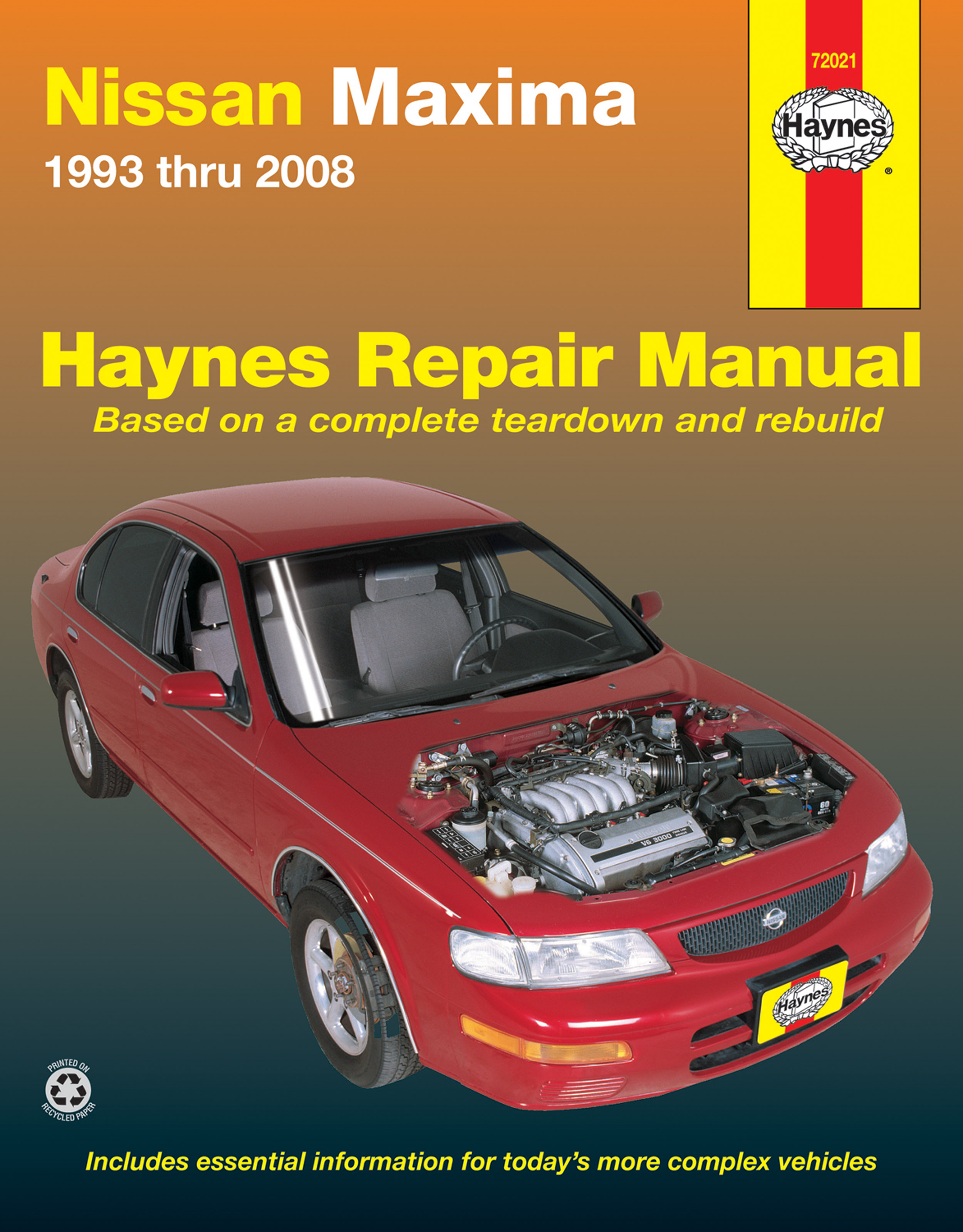Nissan Maxima (93-08) Haynes Repair Manual