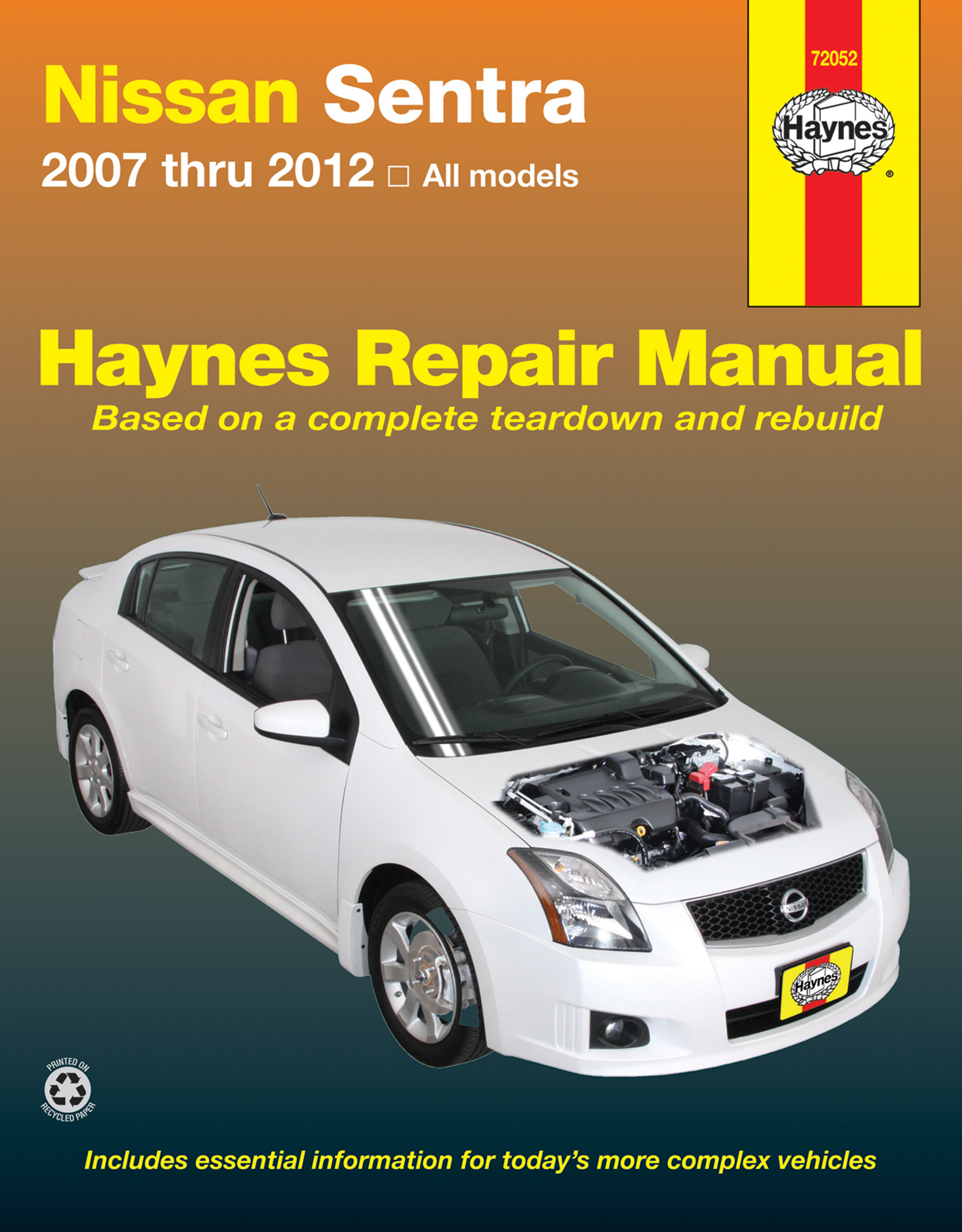 2012 Nissan Sentra Owners Manual User Guide 