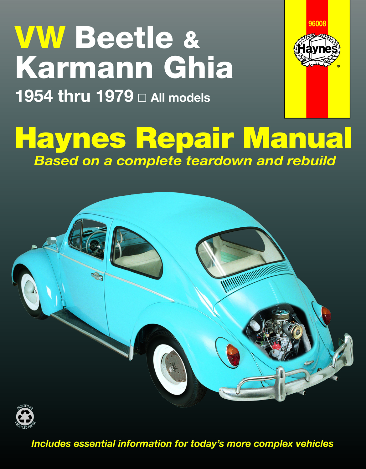 Volkswagen VW Beetle & Karmann Ghia (54-79) Haynes Repair Manual