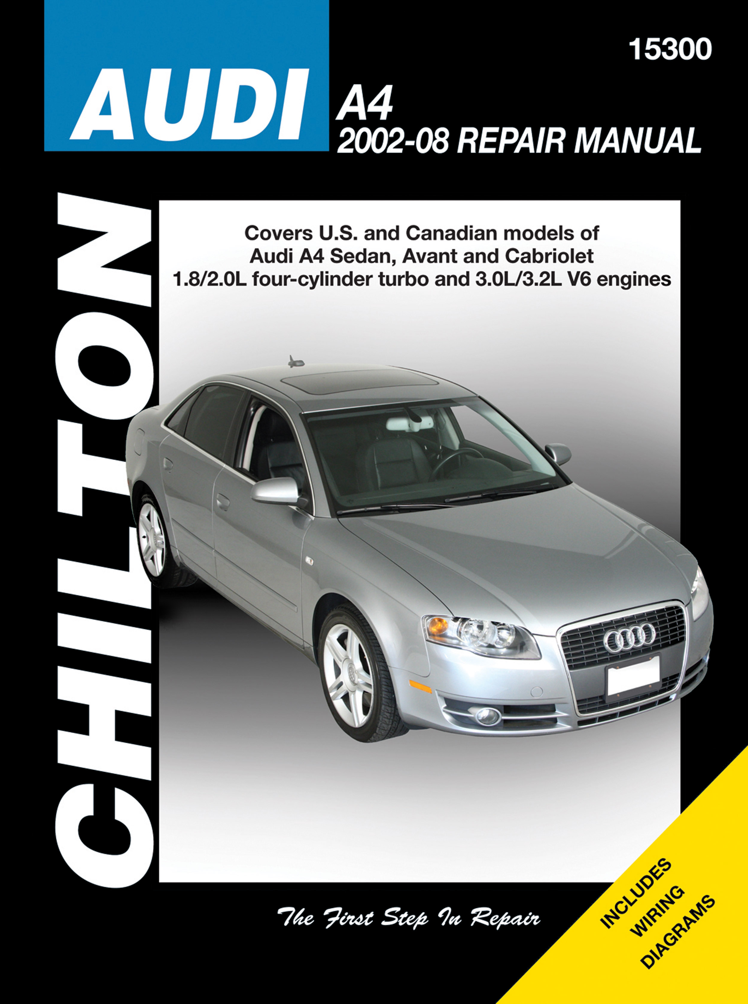 Audi A4 US/Canadian models Audi A4 Sedan, Avant & Cabriolet (2002-08) (Does not include diesel, S4 or RS4 model information) Chilton Repair Man...