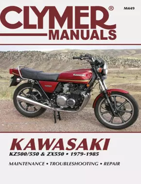 Kawasaki KZ500/550 & ZX550 Motorcycle (1979-1985) Service Repair Manual
