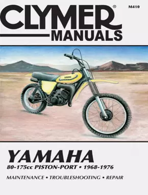 Yamaha 80-175cc Piston-Port Motorcycle (1968-1976) Service Repair Manual