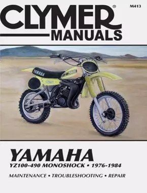 Yamaha YZ100-490 Monoshock Motorcycle (1976-1984) Service Repair Manual