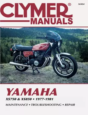 Yamaha XS750 & XS850 Motorcycle (1977-1981) Service Repair Manual