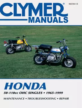 Honda 50-110cc, OHC Singles Motorcycle (1965-1999) Service Repair Manual