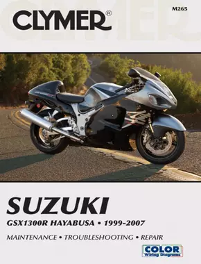 Suzuki GSX1300R Hayabusa Motorcycle (1999-2007) Service Repair Manual