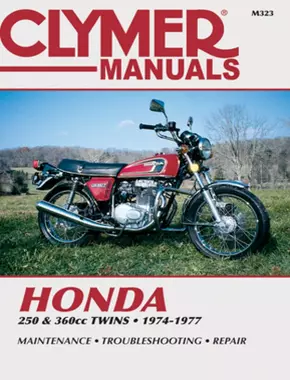 Honda 250 & 360 CC Twins Motorcycle (1974-1977) Service Repair Manual