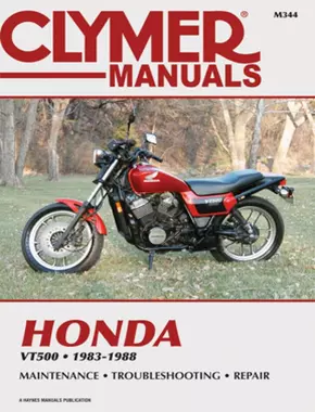 Honda VT500 Motorcycle (1983-1988) Service Repair Manual
