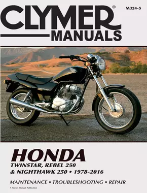 Honda Twinstar & Nighthawk 250 Motorcycle (1978-2016) Service Repair Manual