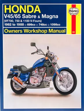 Honda 700/750 Sabre (82-85), 700/750 Magna (82-88),1100 Sabre (84-85) & 1100 Magna (83-86) Haynes Repair Manual