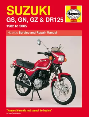 Suzuki GS, GN, GZ, & DR125 (82-05) Haynes Repair Manual