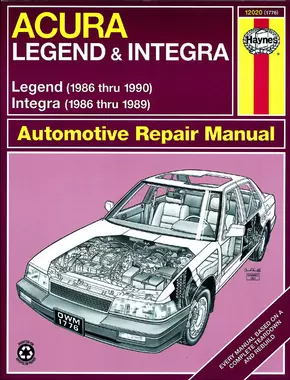 Acura Integra (1986-1989) & Legend (1986-1990) Haynes Repair Manual (USA)