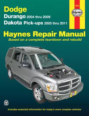 Dodge Durango (04-09) & Dakota (05-11) Pick-ups Haynes Repair Manual